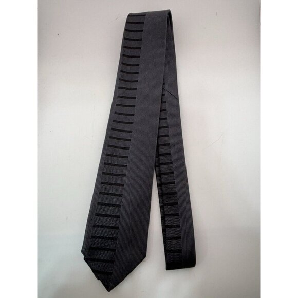 VTG ASSORTED LOT OF 3 -Blue Silk Ties Made in Italy - Jungle, Rams, Pattern - Picture 2 of 11